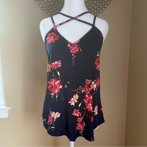 Floral Women’s Camisole/Tank Top, Size Small